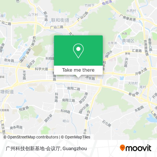 广州科技创新基地-会议厅 map