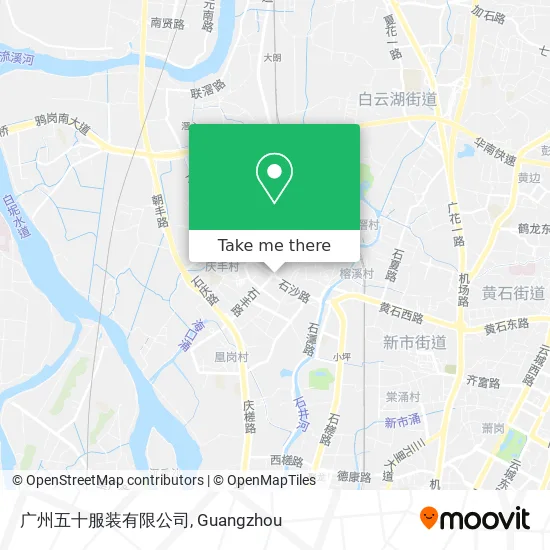 广州五十服装有限公司 map