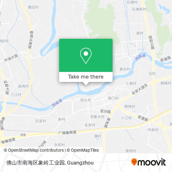 佛山市南海区象岭工业园 map