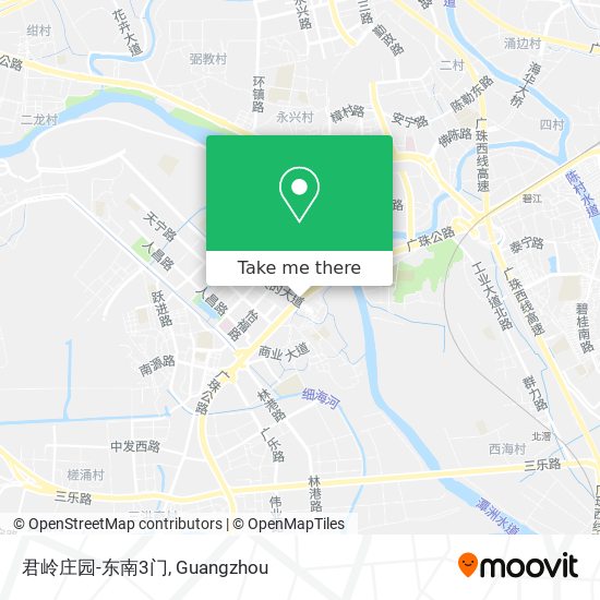 君岭庄园-东南3门 map