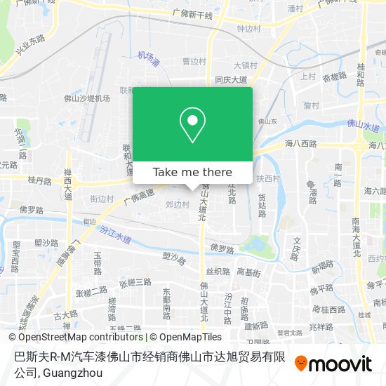 巴斯夫R-M汽车漆佛山市经销商佛山市达旭贸易有限公司 map