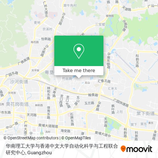 华南理工大学与香港中文大学自动化科学与工程联合研究中心 map
