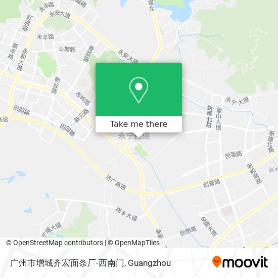 广州市增城齐宏面条厂-西南门 map