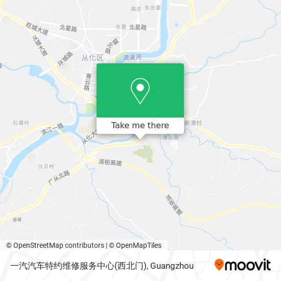 一汽汽车特约维修服务中心(西北门) map