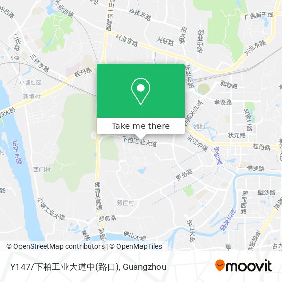 Y147/下柏工业大道中(路口) map