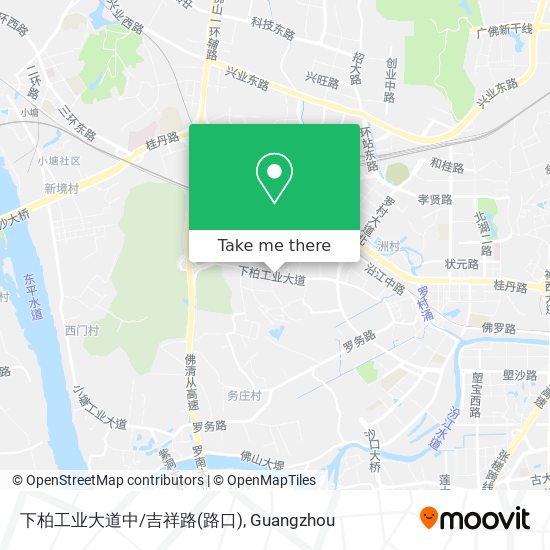下柏工业大道中/吉祥路(路口) map