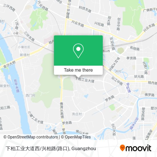 下柏工业大道西/兴柏路(路口) map