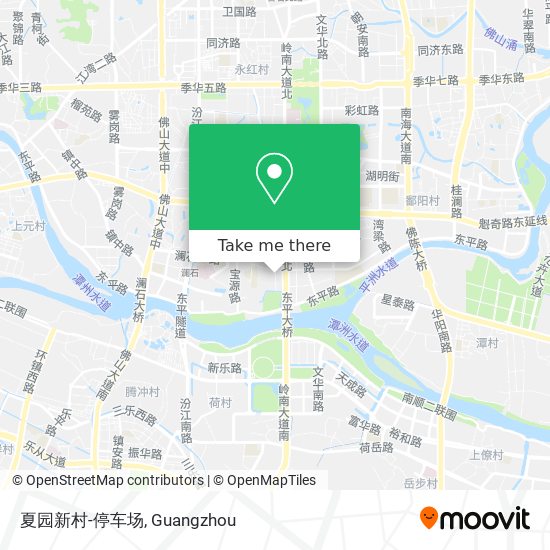 夏园新村-停车场 map