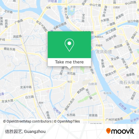 德胜园艺 map