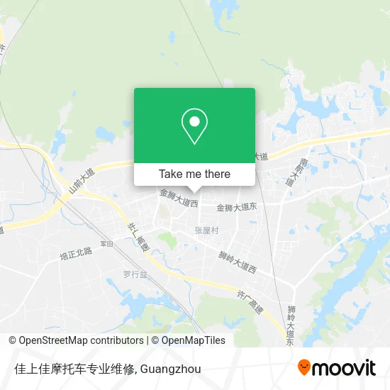 佳上佳摩托车专业维修 map