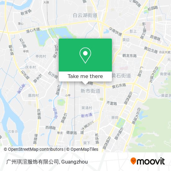 广州琪渲服饰有限公司 map