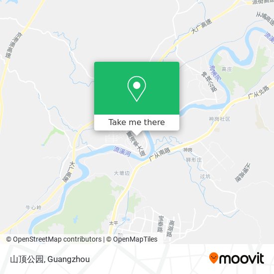 山顶公园 map