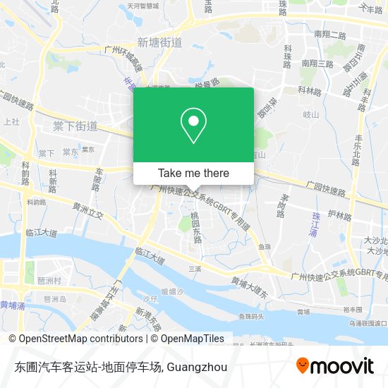东圃汽车客运站-地面停车场 map