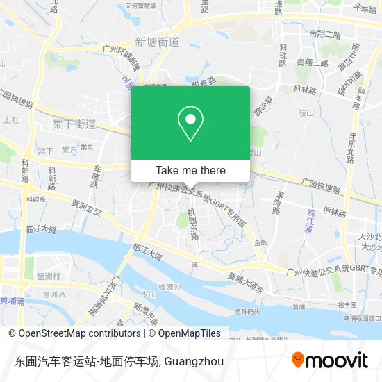 东圃汽车客运站-地面停车场 map