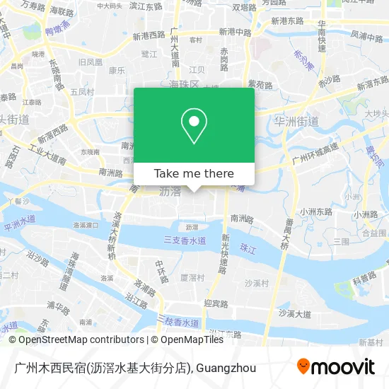 广州木西民宿(沥滘水基大街分店) map