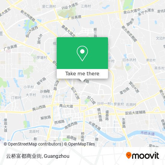 云桥富都商业街 map