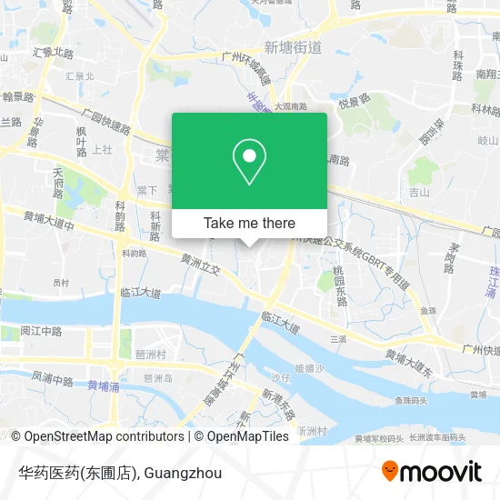 华药医药(东圃店) map