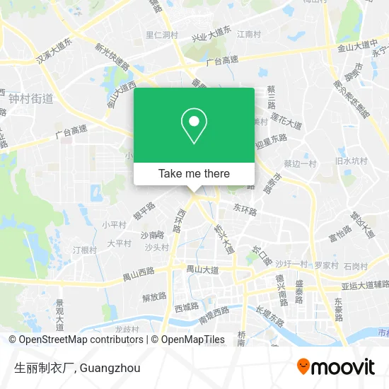 生丽制衣厂 map