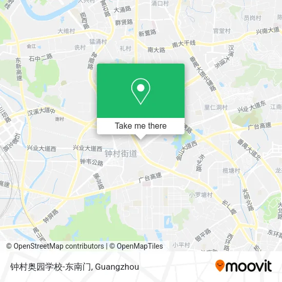 钟村奥园学校-东南门 map