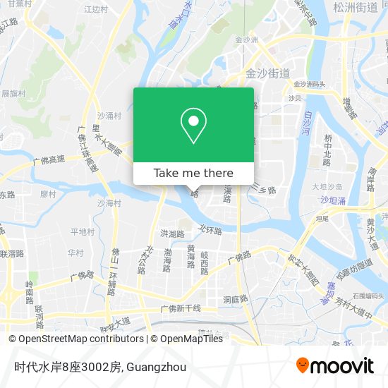 时代水岸8座3002房 map