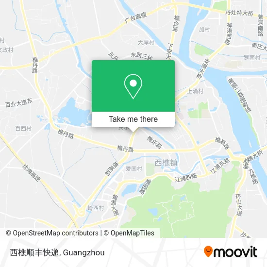 西樵顺丰快递 map