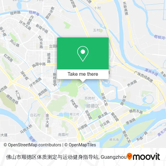 佛山市顺德区体质测定与运动健身指导站 map