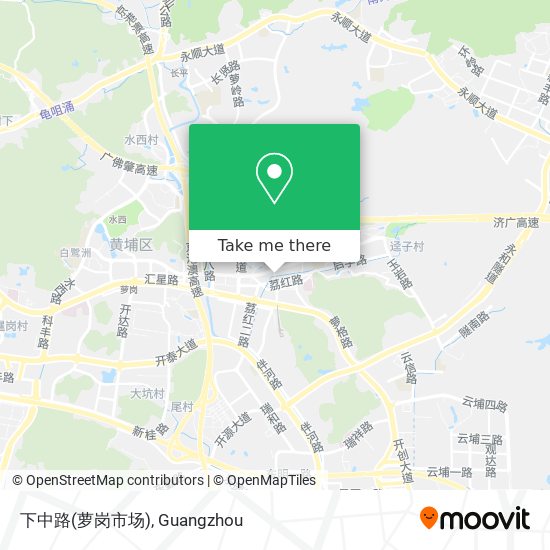 下中路(萝岗市场) map