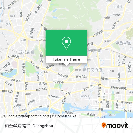 淘金华庭-南门 map