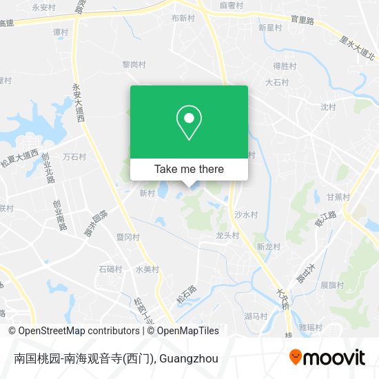 南国桃园-南海观音寺(西门) map