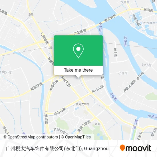 广州樱太汽车饰件有限公司(东北门) map