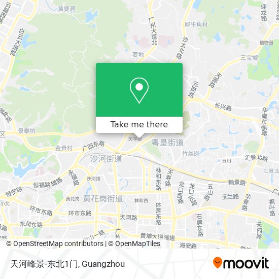 天河峰景-东北1门 map