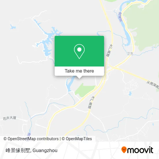 峰景缘别墅 map