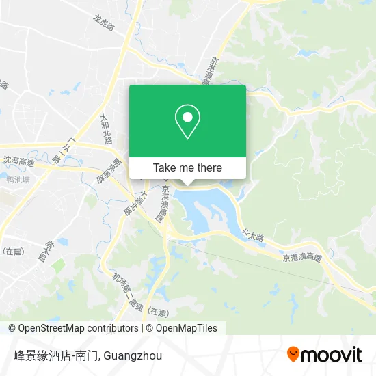 峰景缘酒店-南门 map
