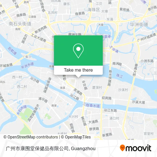 广州市康围堂保健品有限公司 map