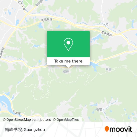 帽峰书院 map