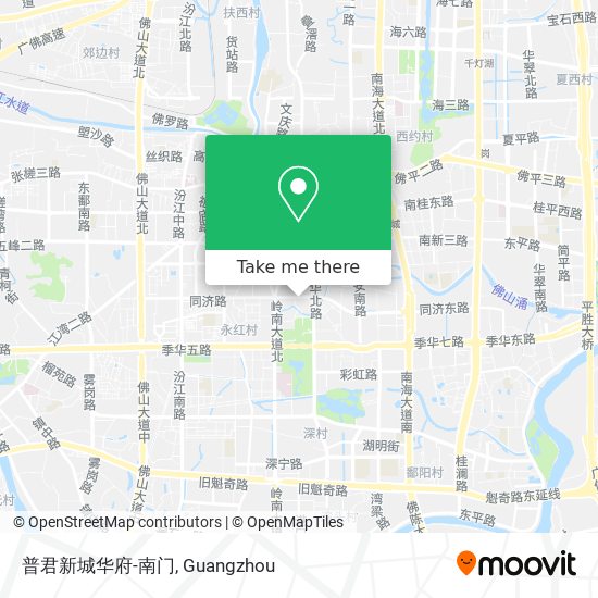 普君新城华府-南门 map