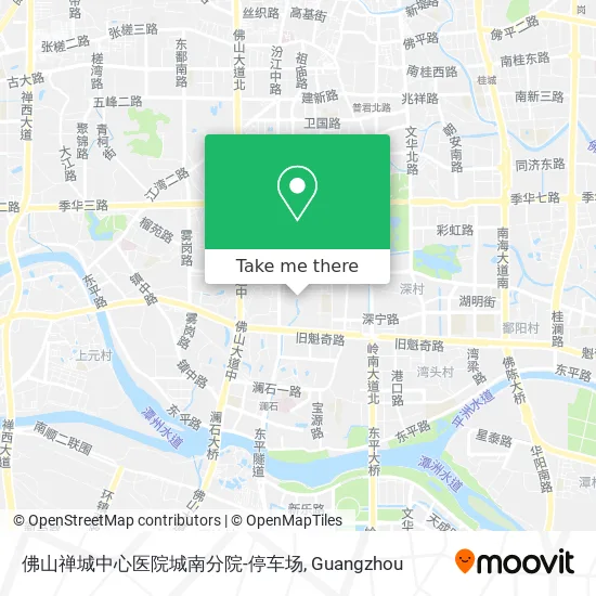 佛山禅城中心医院城南分院-停车场 map