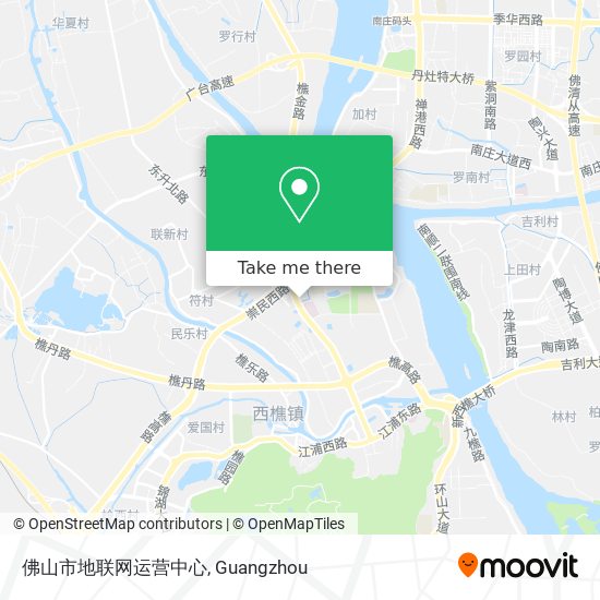 佛山市地联网运营中心 map
