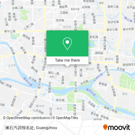 澜石汽训报名处 map