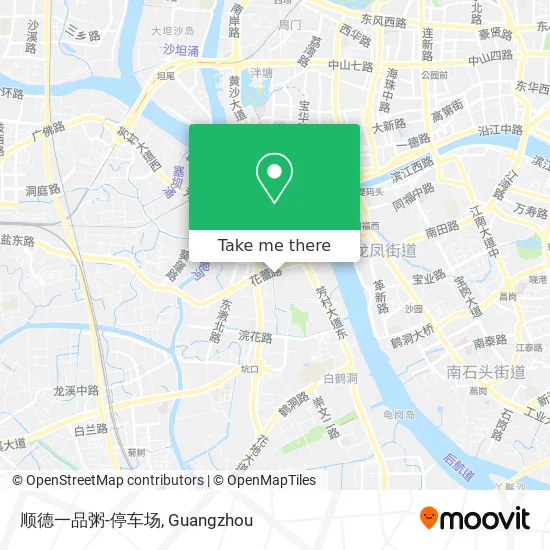 顺德一品粥-停车场 map