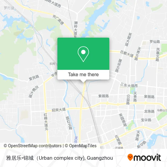 雅居乐•锦城（Urban complex city) map