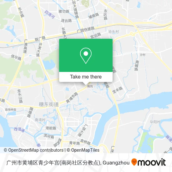 广州市黄埔区青少年宫(南岗社区分教点) map