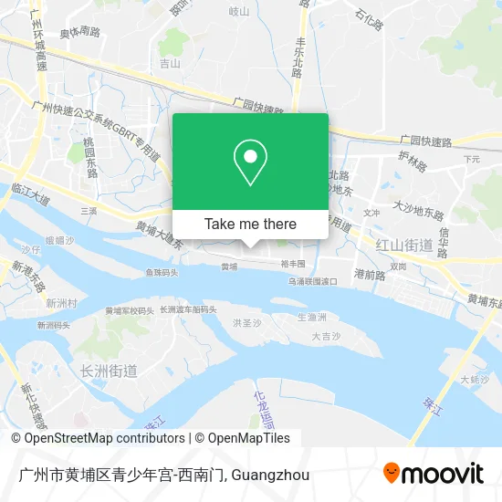 广州市黄埔区青少年宫-西南门 map