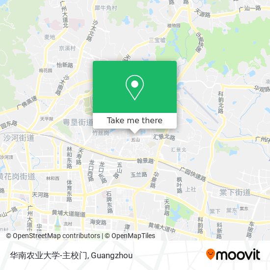 华南农业大学-主校门 map
