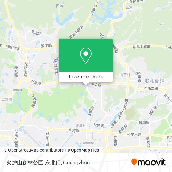 火炉山森林公园-东北门 map