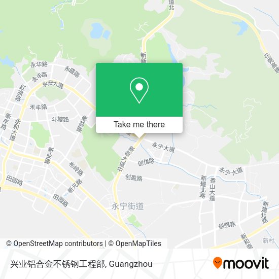 兴业铝合金不锈钢工程部 map