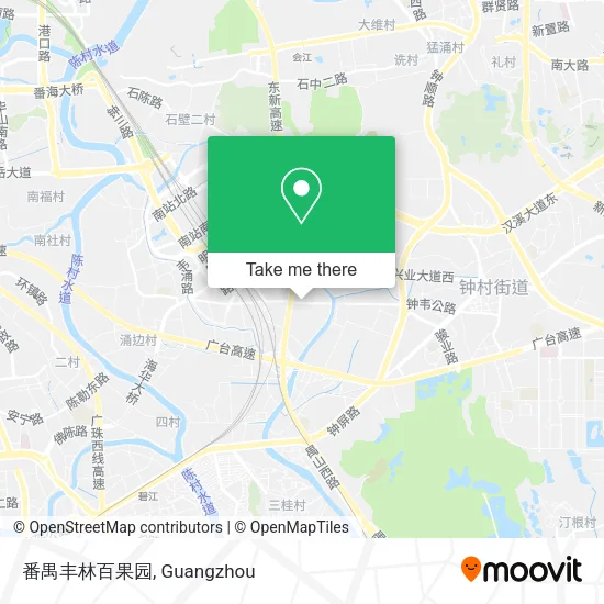 番禺丰林百果园 map