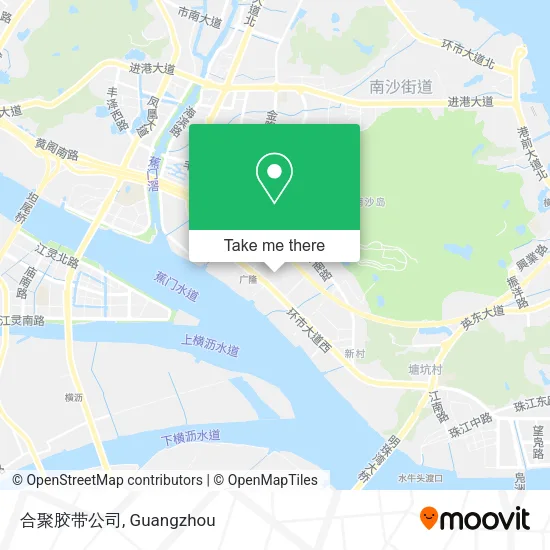 合聚胶带公司 map