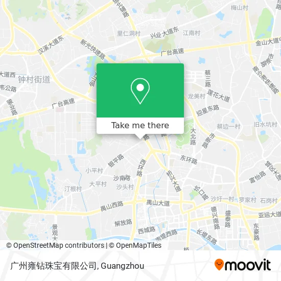 广州雍钻珠宝有限公司 map