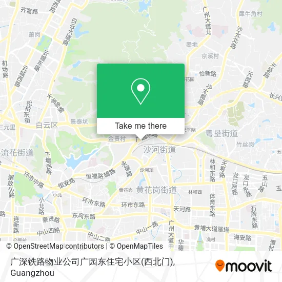 广深铁路物业公司广园东住宅小区(西北门) map